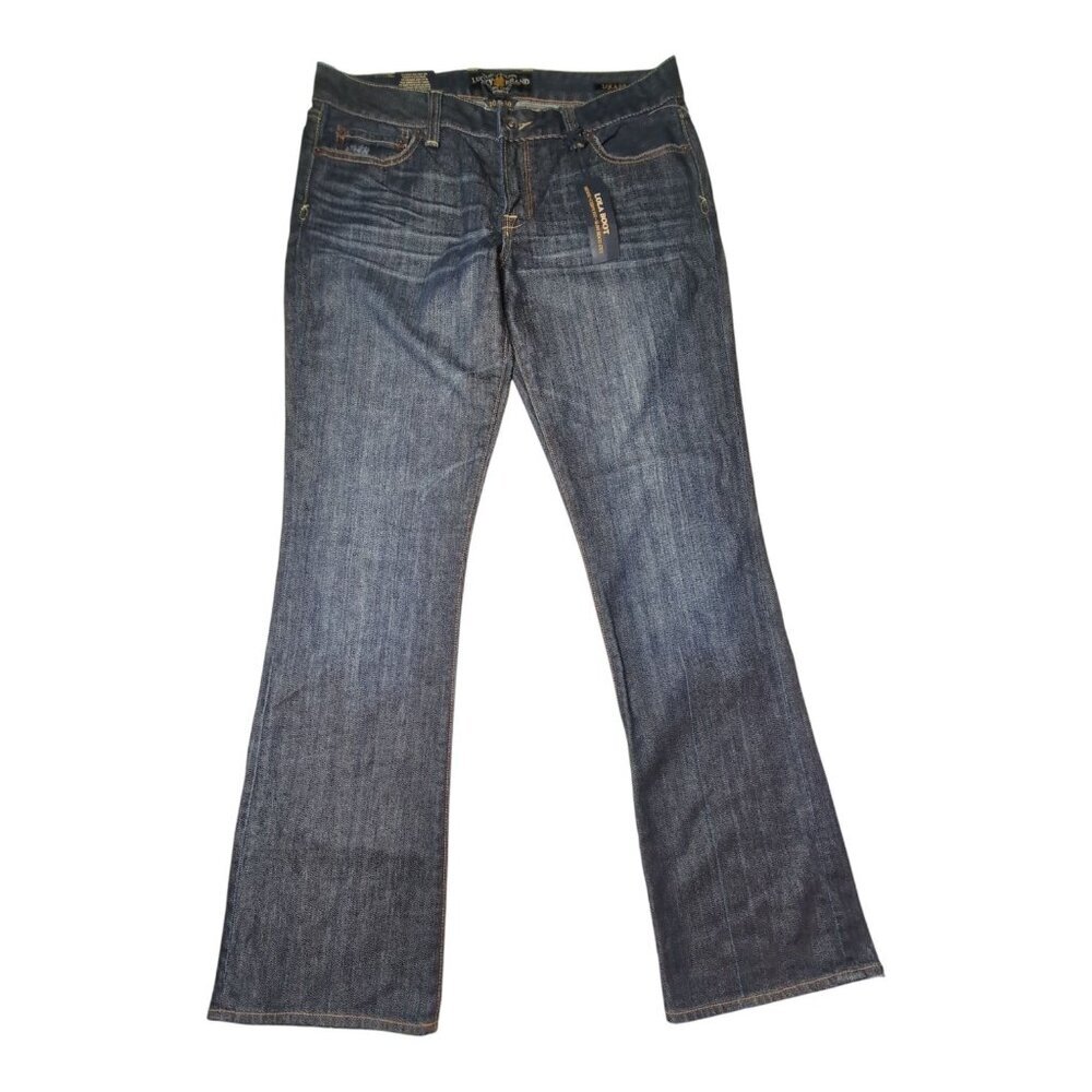 Lucky Brand Lola Boot Jeans Womens 10/30 Mid Rise Curvy Fit Slim Boot Cut  Denim